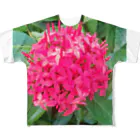 art510のYaedake flower フルグラフィックTシャツ