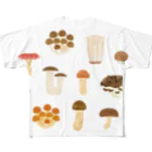 ヤモリの食べられるきのこ All-Over Print T-Shirt