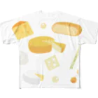 ヤモリのチーズ All-Over Print T-Shirt