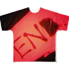 danchoのbAd  END Tシャツ（黒Ver.） フルグラフィックTシャツ