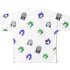 ぷらなりあん工房@物販の花の名のヒューマノイド達（増量） All-Over Print T-Shirt