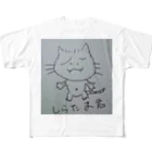 猫ドンハウスの猫、しらたま君 フルグラフィックTシャツ