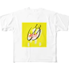 PiOPiOの濡れた上履き、優しさで乾く。 All-Over Print T-Shirt