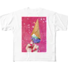 高橋あやなのI scream xxxx All-Over Print T-Shirt