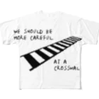 PiZakkuの横断歩道は気をつけよう All-Over Print T-Shirt