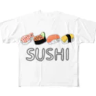 Sugar Ginger CookieのSUSHI. フルグラフィックTシャツ