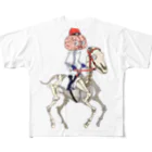 カラダマニアちゃんねる公式ショップのカラダマニア脳みそくん All-Over Print T-Shirt