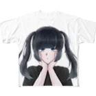 Chiuの黒髪女子 All-Over Print T-Shirt