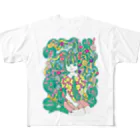 tobe-grapeのメドゥーサの少女 All-Over Print T-Shirt