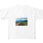 SAKURA スタイルのJR富良野線 All-Over Print T-Shirt