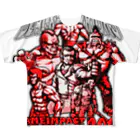 Kon-ART グッズショップのBLACK WARRIORS フルグラフィックTシャツ