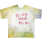 naokicchanのnicoandmimi07 フルグラフィックTシャツ