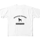 onehappinessのONEHAPPINESS　ミニチュアピンシャー All-Over Print T-Shirt