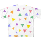 🍎デグーと服と雑貨屋さん🍏の△▷さんかくかわいい▽△三角グッズ All-Over Print T-Shirt