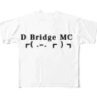 D Bridge MCのDBMCロゴ フルグラフィックTシャツ