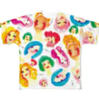 megumiillustrationのwomen All-Over Print T-Shirt