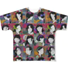 パライゾマートの花札浪漫娘 All-Over Print T-Shirt