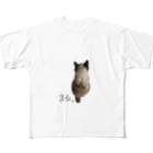 YOGA Pranaの猫のまる。 All-Over Print T-Shirt