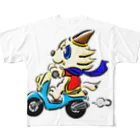 かめころギャラリーのGO!GO!GO! フルグラフィックTシャツ