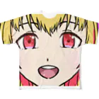 WhyDoISayのかわいい女の子 フルグラフィックTシャツ