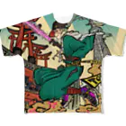 縷◈MADE◈紅のTOKYO NINJYA All-Over Print T-Shirt