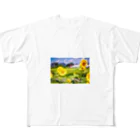 SAKURA スタイルのひまわりとこまち（JR東日本） All-Over Print T-Shirt