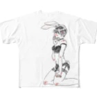 小林ゴリラのバニ女 All-Over Print T-Shirt