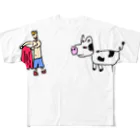 Koukichi_Tのお店のマ◯ケルは狂牛が現れても怯まない。  フルグラフィックTシャツ