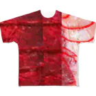 Danke Shoot Coffeeのクジラ肉 All-Over Print T-Shirt