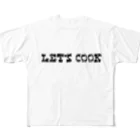 いい名前が思いつきませんのLET'S COOK!! フルグラフィックTシャツ
