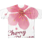 DRIPPEDのCHERRY BLOSSOM-桜の花びら- フルグラフィックTシャツ