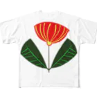 isao130の花一輪-Ⅳ フルグラフィックTシャツ
