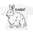 DRIPPEDのRABBIT-うさぎ- All-Over Print T-Shirt