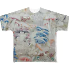 chantoのきのこ線描き All-Over Print T-Shirt