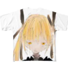 生afuのAaaaaa フルグラフィックTシャツ