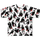 kozi69之SUZURIの赤チェック革命 All-Over Print T-Shirt