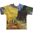 art-standard（アートスタンダード）のゴッホ / 夜のカフェテラス （Terrasse du café le soir） 1888 with Selbstbildnis 1887 All-Over Print T-Shirt