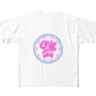 鳴くよメジロのゆめかわ倒福・丸 All-Over Print T-Shirt