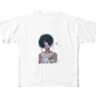 ๑ʖˋの抑鬱ちゃん！！ All-Over Print T-Shirt