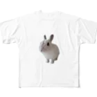 PRESQUEのうさぎのぽぽ/シンプル All-Over Print T-Shirt