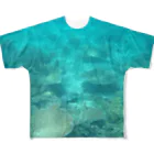 littleoneのInto The Sea フルグラフィックTシャツ