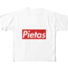 Your HappyのPietasのYour HappyのPietas フルグラフィックTシャツ