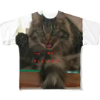 猫ドンハウスの吾平餅君 All-Over Print T-Shirt