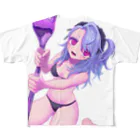 ナタコデデの黒ビキニ娘 All-Over Print T-Shirt