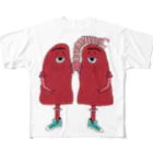 Lung Lung & FriendsのLung Lung All-Over Print T-Shirt