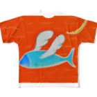 ｋａｚｕｏ　ｋａｙａｍａの天使を夢見る魚 フルグラフィックTシャツ