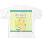 かぼちゃ屋のGecko Food  「Dry Worm」 マシカク フルグラフィックTシャツ