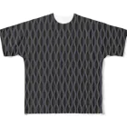 usagiの立涌 All-Over Print T-Shirt