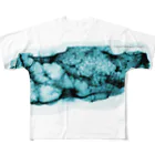 写真家・宮坂泰徳の『Re:ice』 #004 (ver.BLUE) All-Over Print T-Shirt