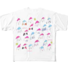 ゆきんこのサンタのネコたち All-Over Print T-Shirt